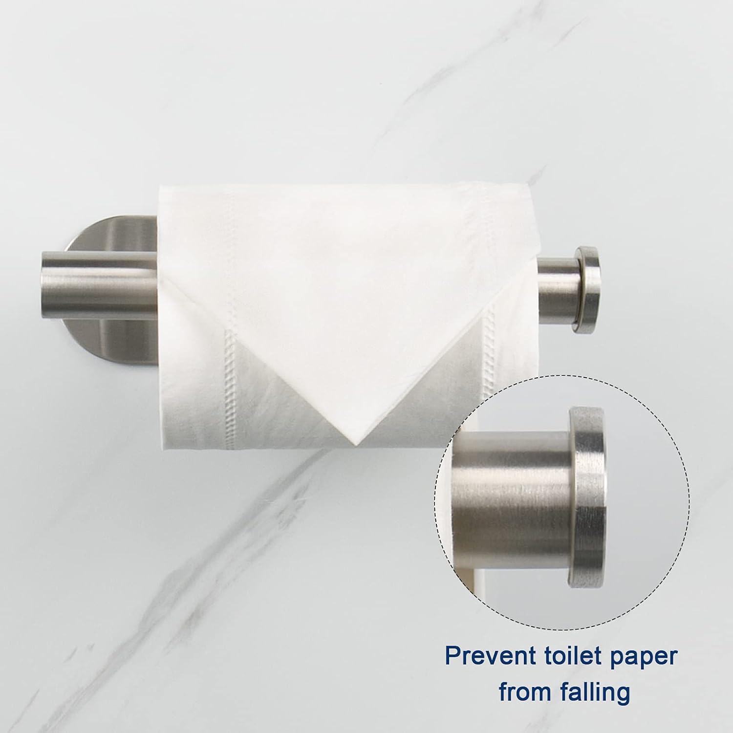NearMoon Rust-Resistant Stainless Steel Toilet Paper Holder with Easy Installation and Style