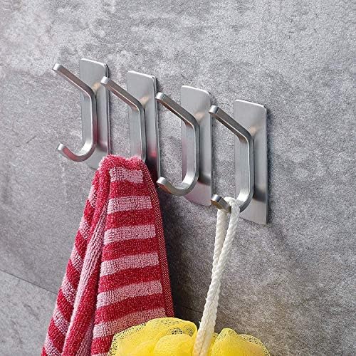 Stainless Steel Towel Hook Set