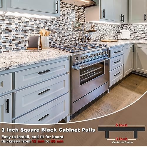 Estmoon 30 Pack 3 Inch Cabinet Handle Set