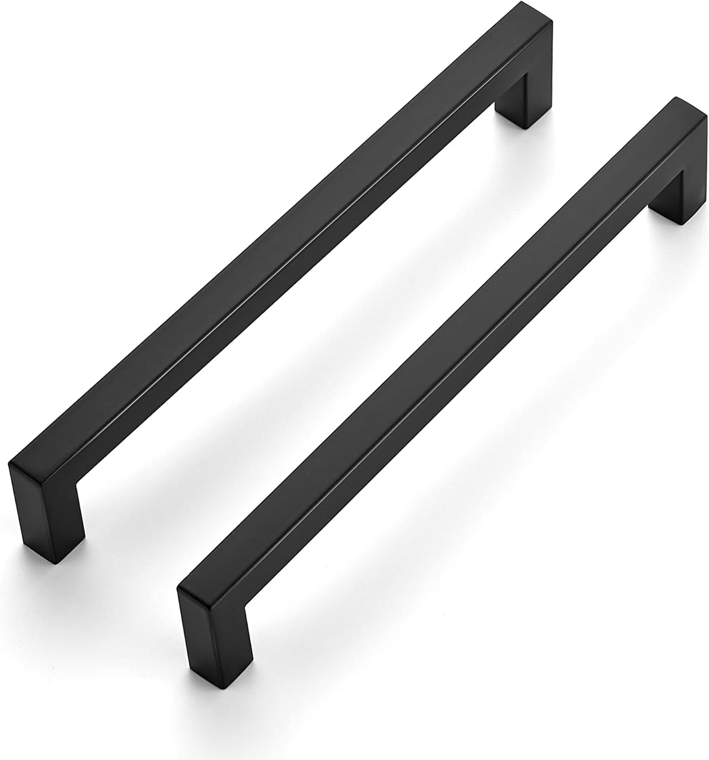 Ravinte Sturdy Kitchen Square Cabinet_pulls Sets 20 Packs 7-12 inches Matte Black Quantity 20