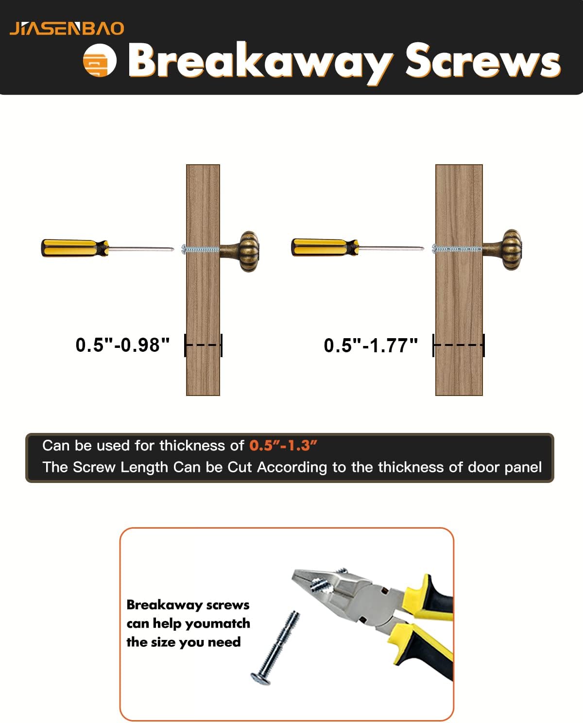 10-Piece Antique Brass Knobs - Uniquely Inspired by Pumpkins Durable and Versatile for Kitchen Bathroom and Closet