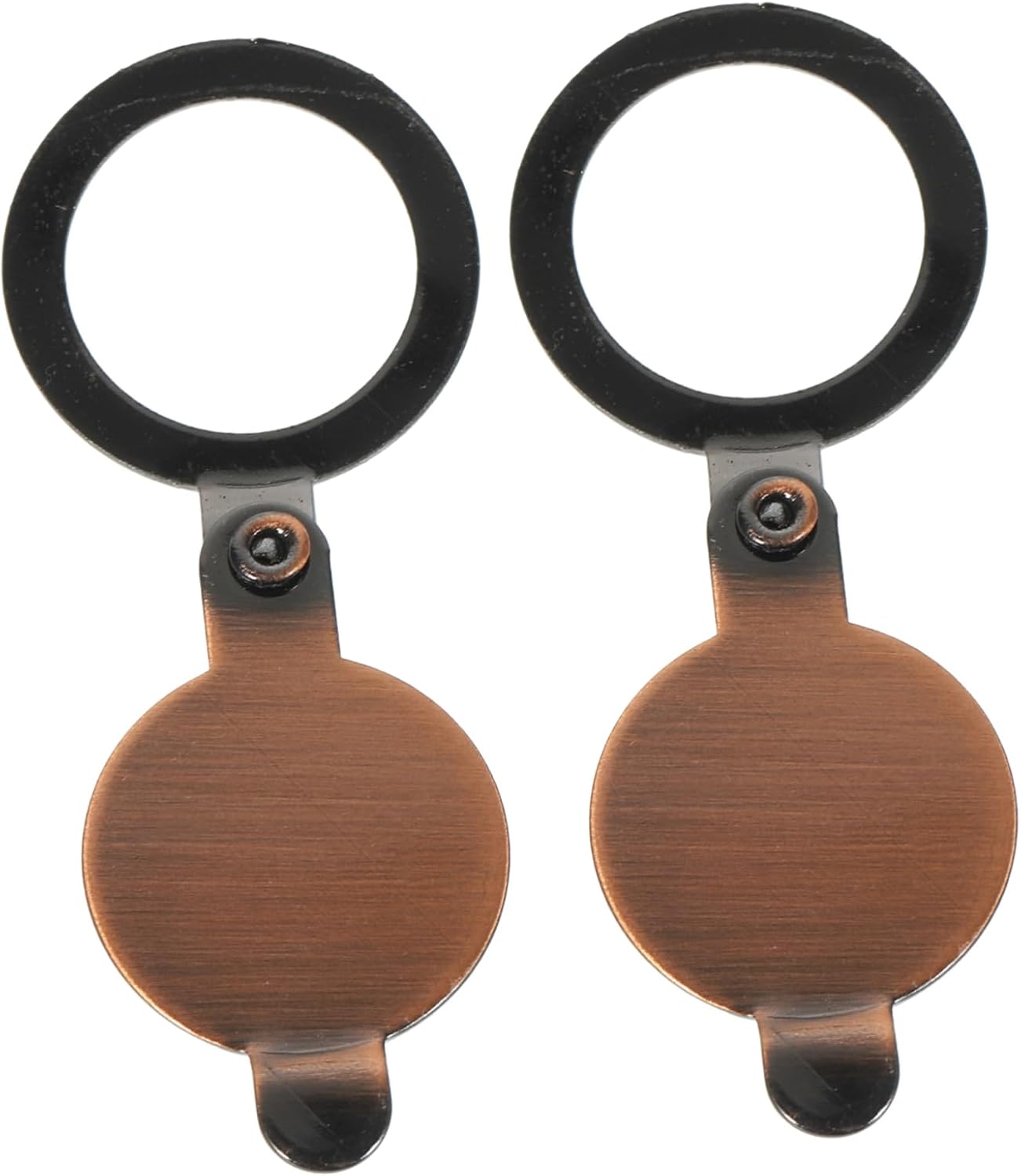 MAGICLULU 2-Piece Cat Eye Door Viewer Protector with Chain Secure Entry