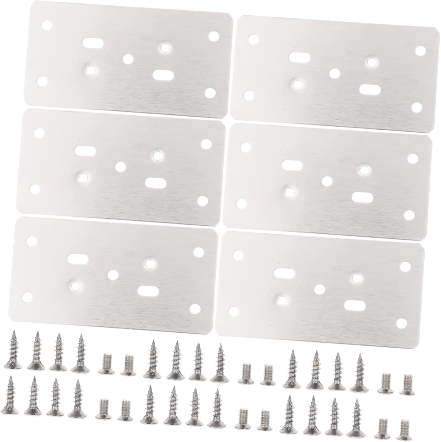 SOESFOUFU Cabinet Door Hinge Repair Kit 6-Piece Set screws for Wood Furniture Mending