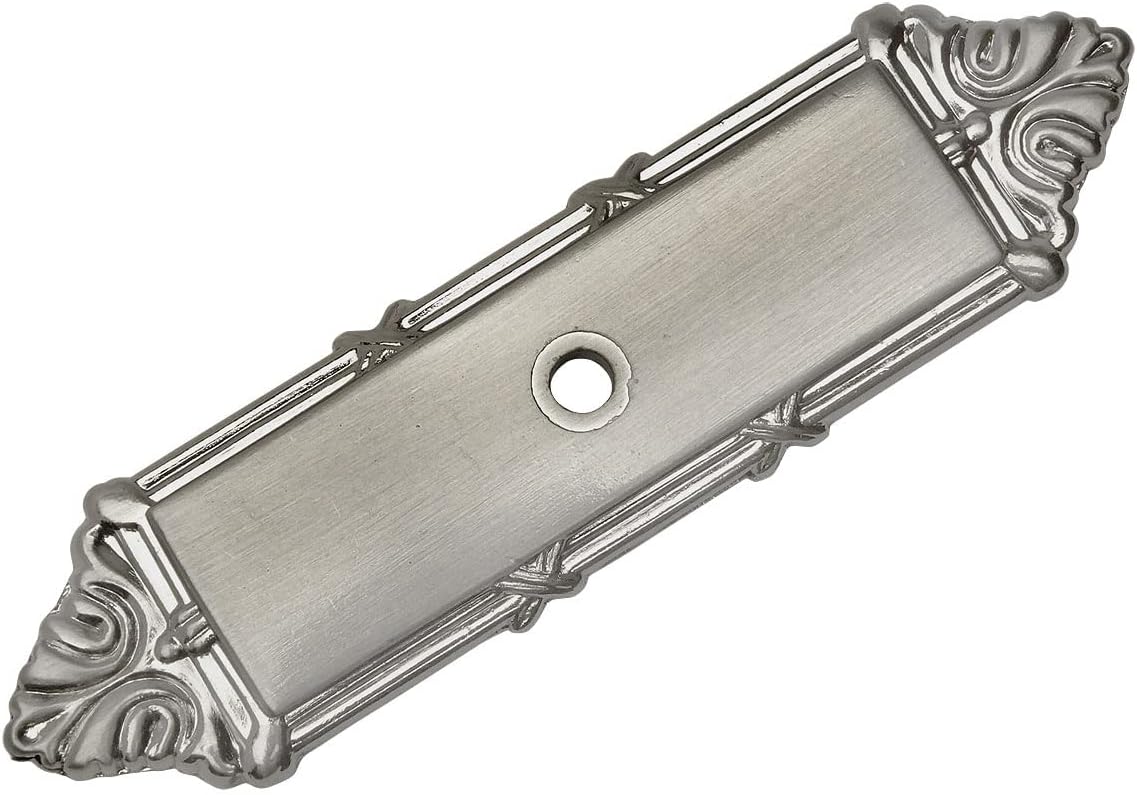 Cosmas Knobs5-Pack Satin Nickel Cabinet Hardware Knob Backplates 4-316 x 1 x 18 - Quality and Style for Your Home