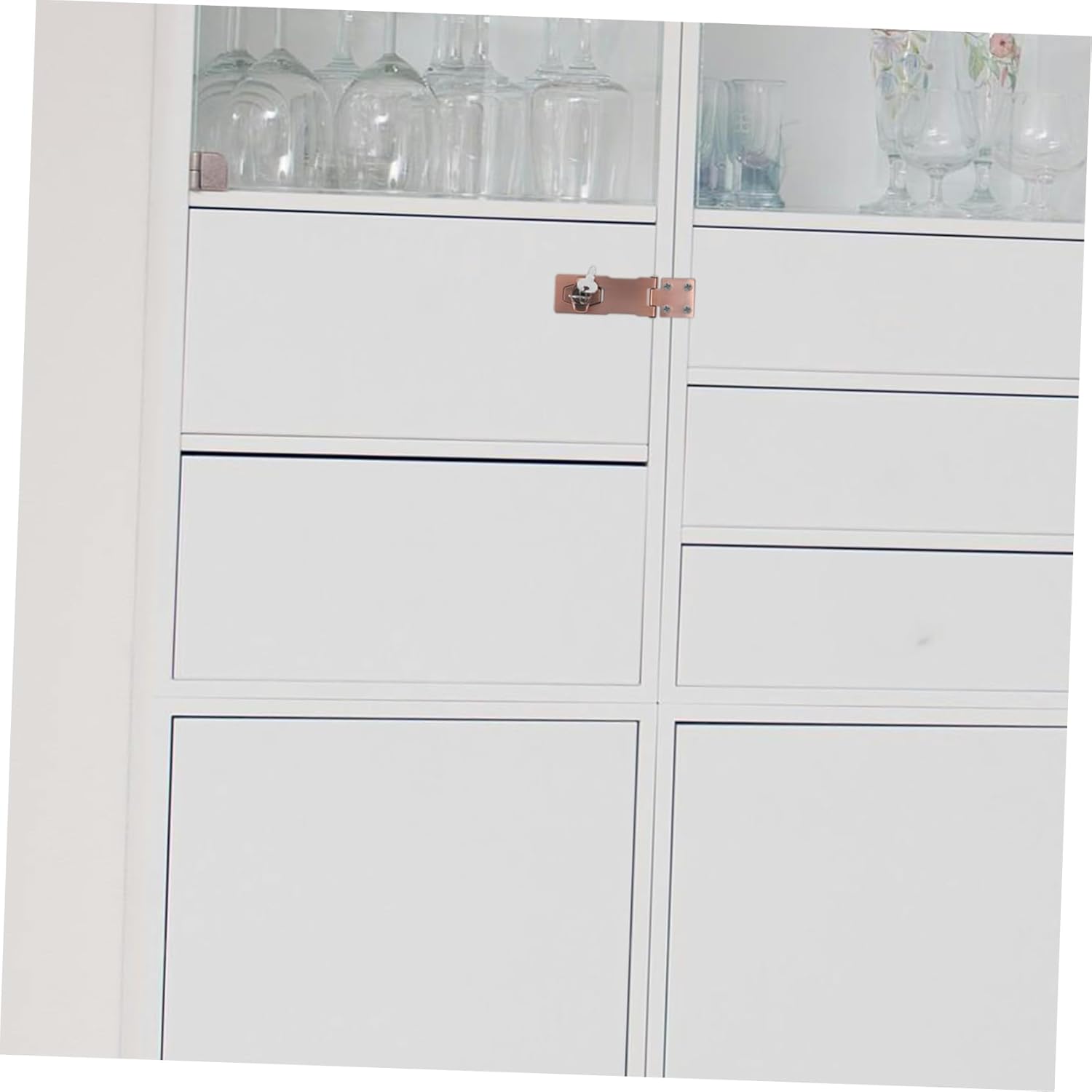 Pool Gate Latch - Heavy Duty Padlock with Hidden Screwainless Steel Door Lock for sheds cabinets Barn Doors