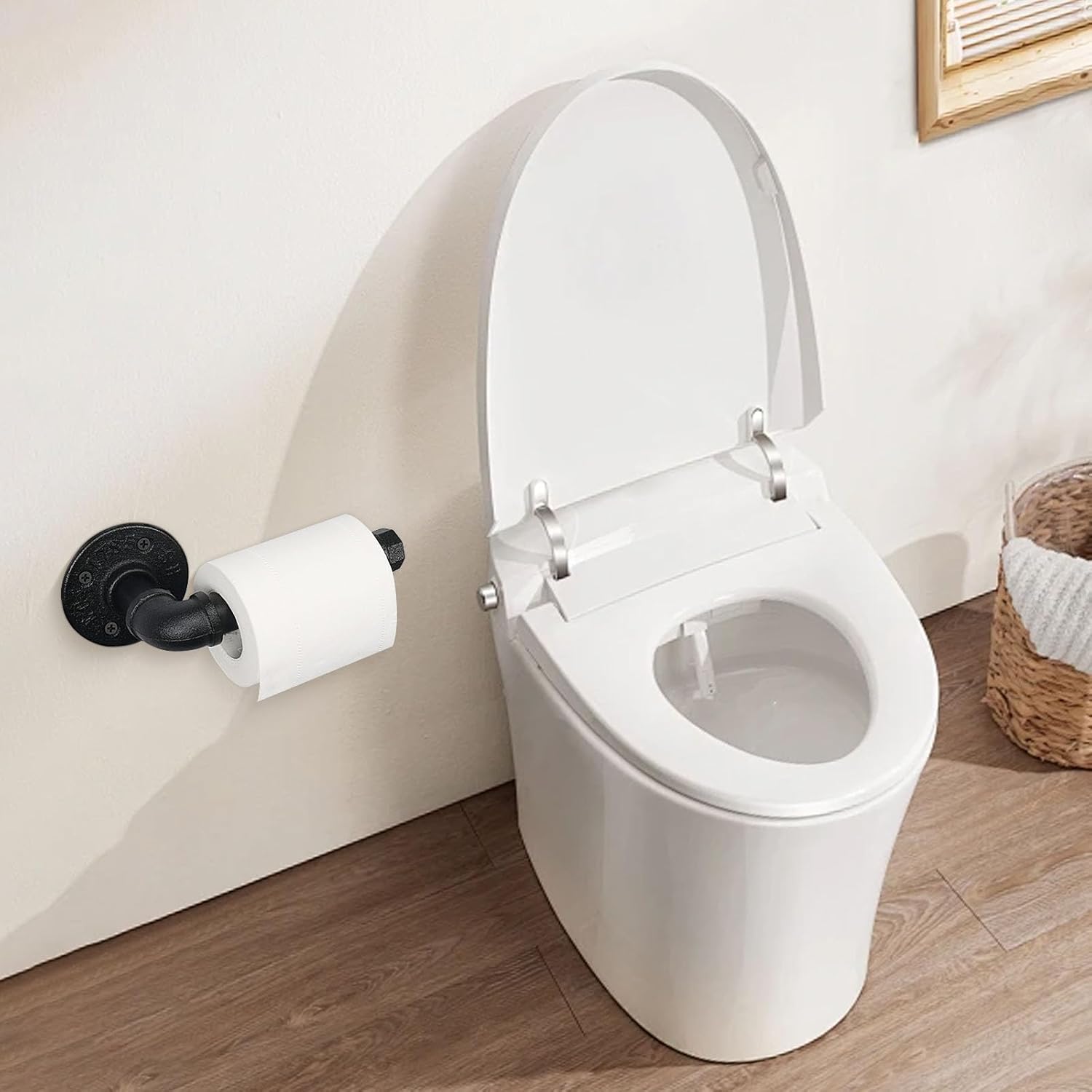 High-Quality 4-Piece Bathroom Towel Ring Kit with Towel Bars Hooks and Paper Holders for DIY Wall Mount Accessories