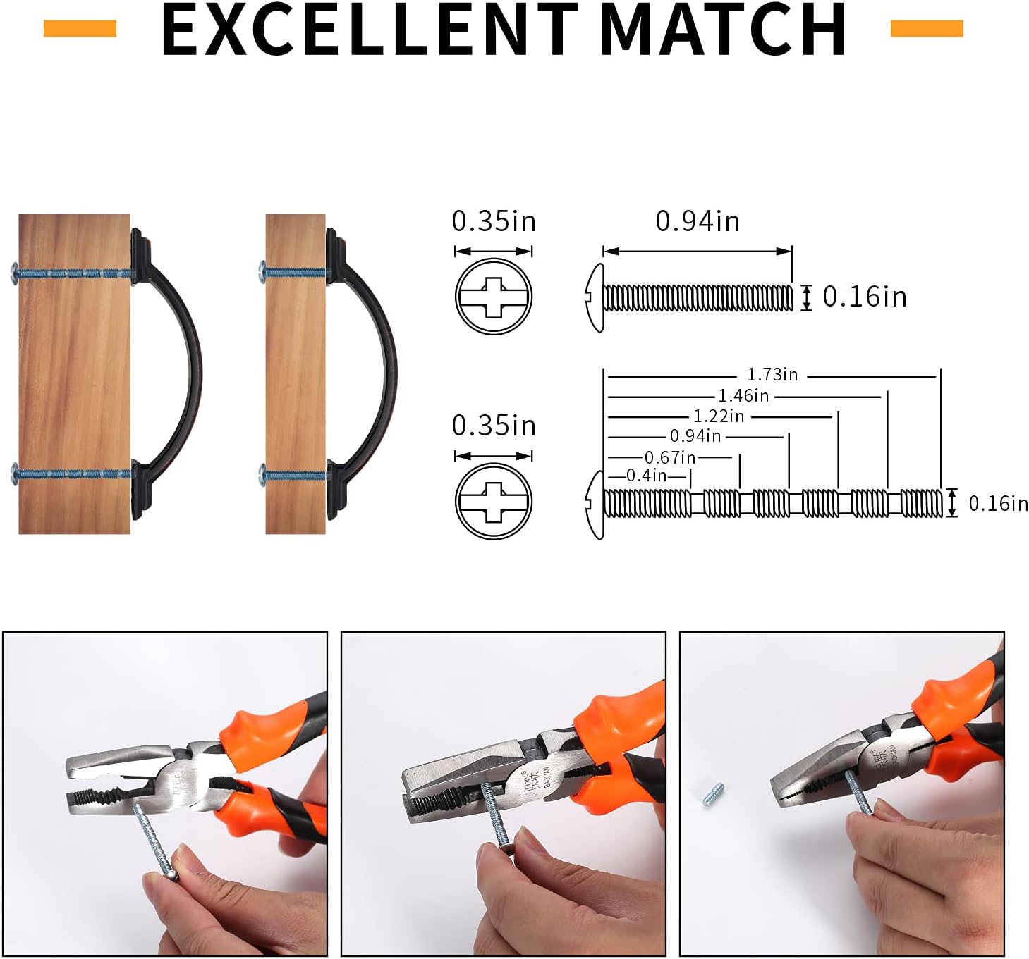 AOOTOCH 10 Pack 3 Inch Cabinet Pulls Oil Rubbed Bronze Handles Drawer Pulls for Kitchen Cabinet Cupboard