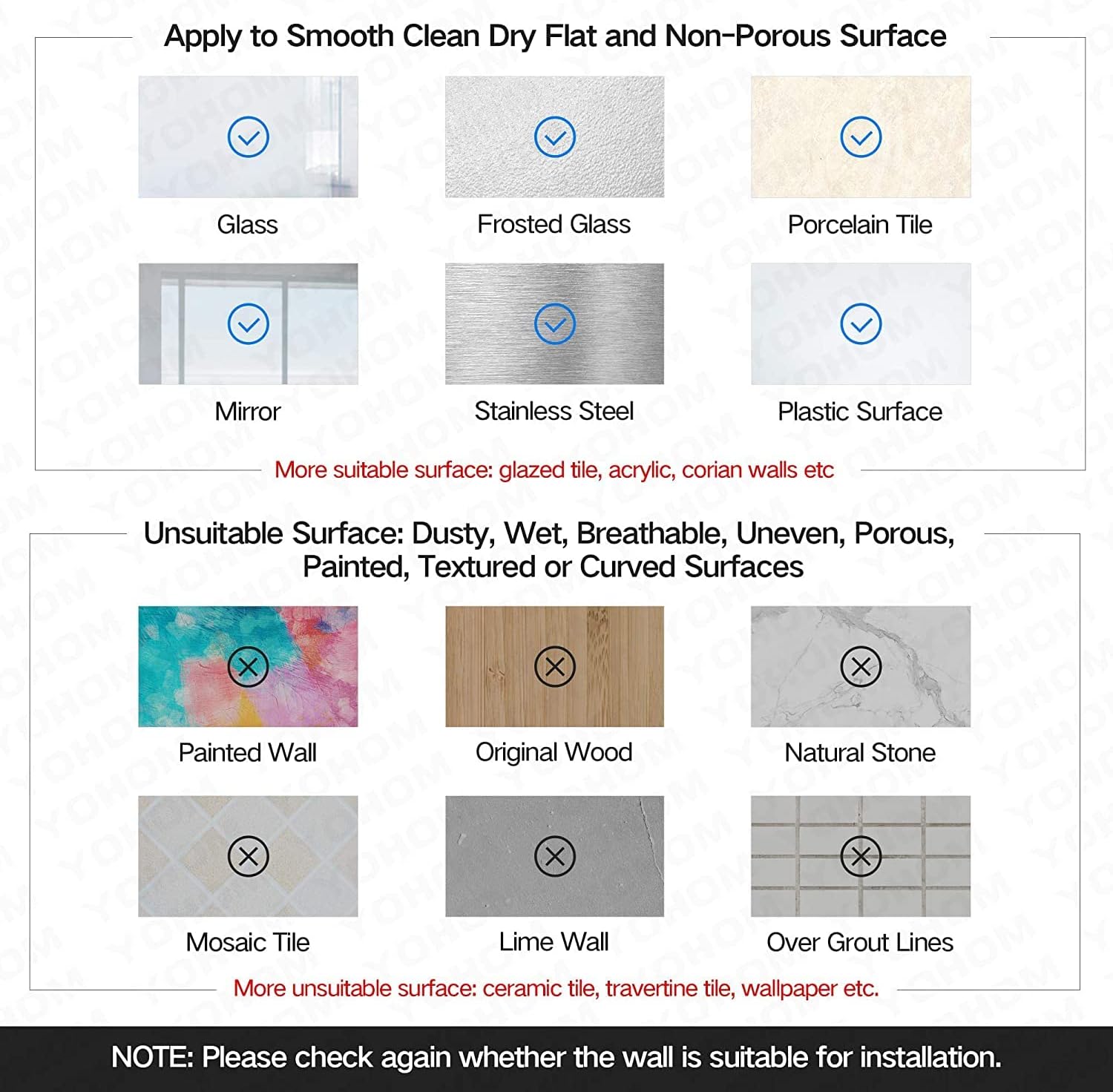 YOHOM Stainless Steel Vacuum Suction Cup Plate Holder Removable Towel Rack - Modern Bathroom and Kitchen Organizing Tool