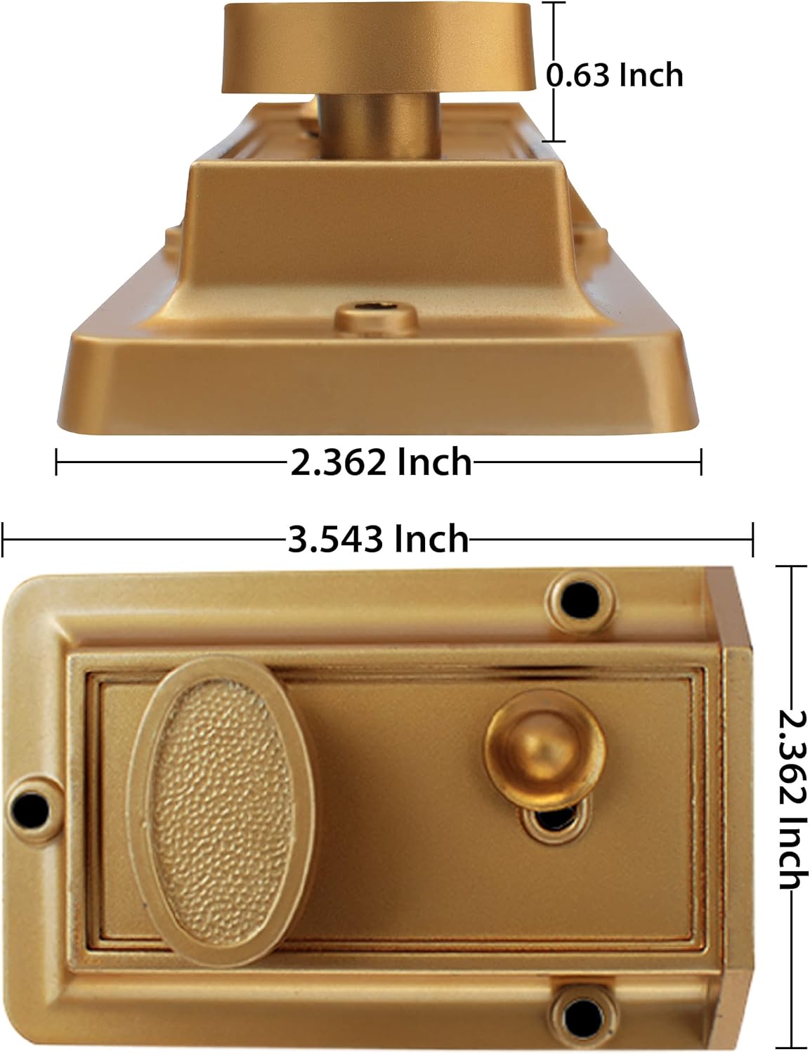 Secure Your Home with the Heavy Duty Night Latch Door Lock from Nu-Set