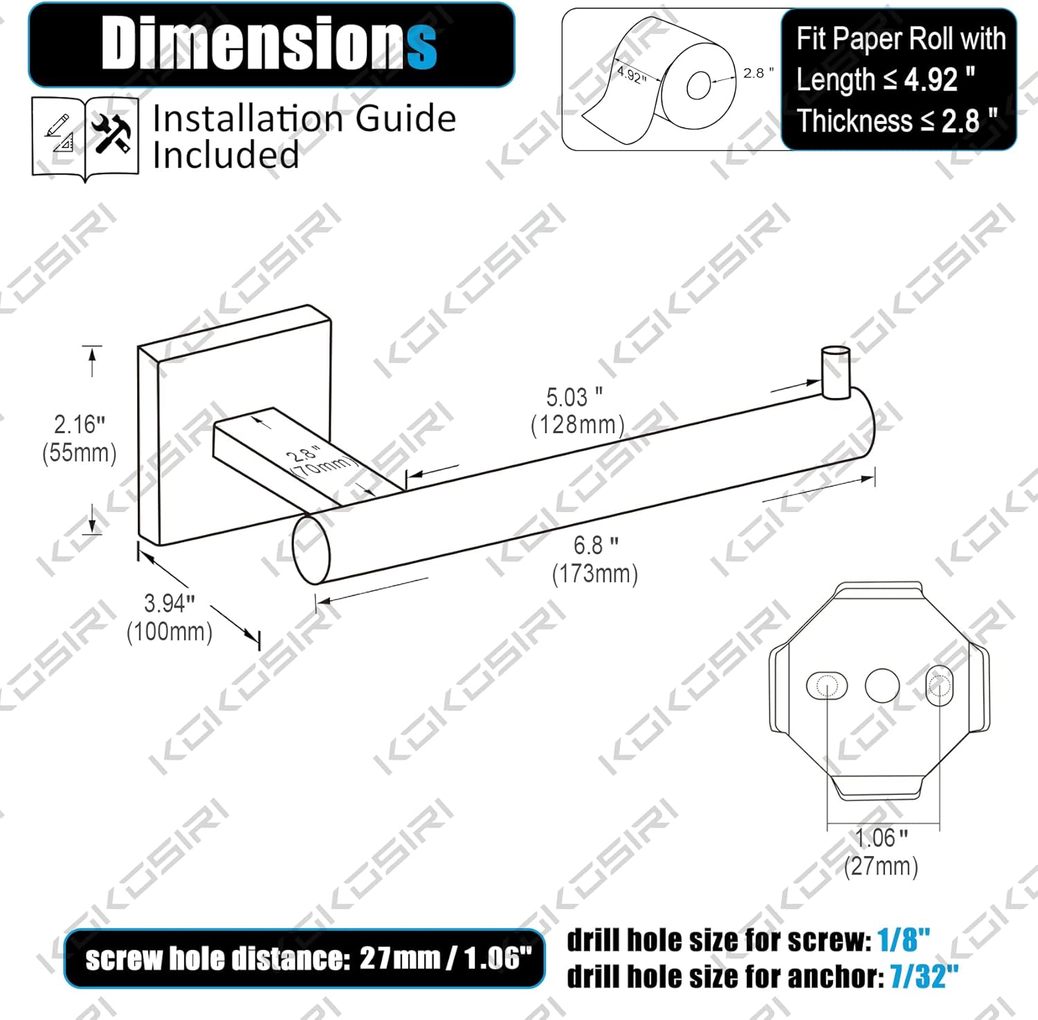 Stnyoklucz Toledo z tyk amiem ODCZONIECZquareFlush melewy Wysterpniopls KOKOSIRI - expert w nieszkodlonoci 2023 B2005ORB