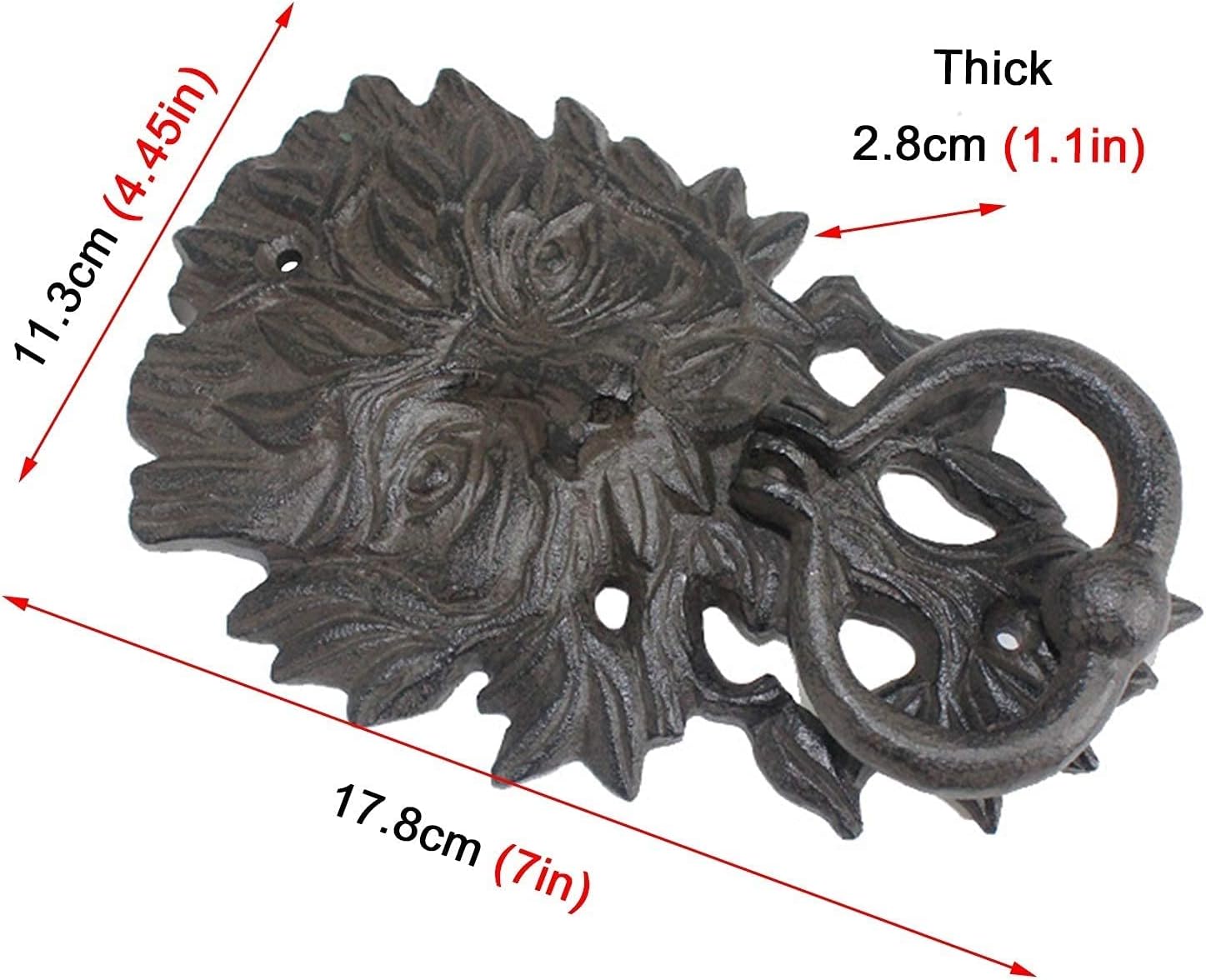 Luxury Vintage Door KnockerCast Iron Handcrafted Art