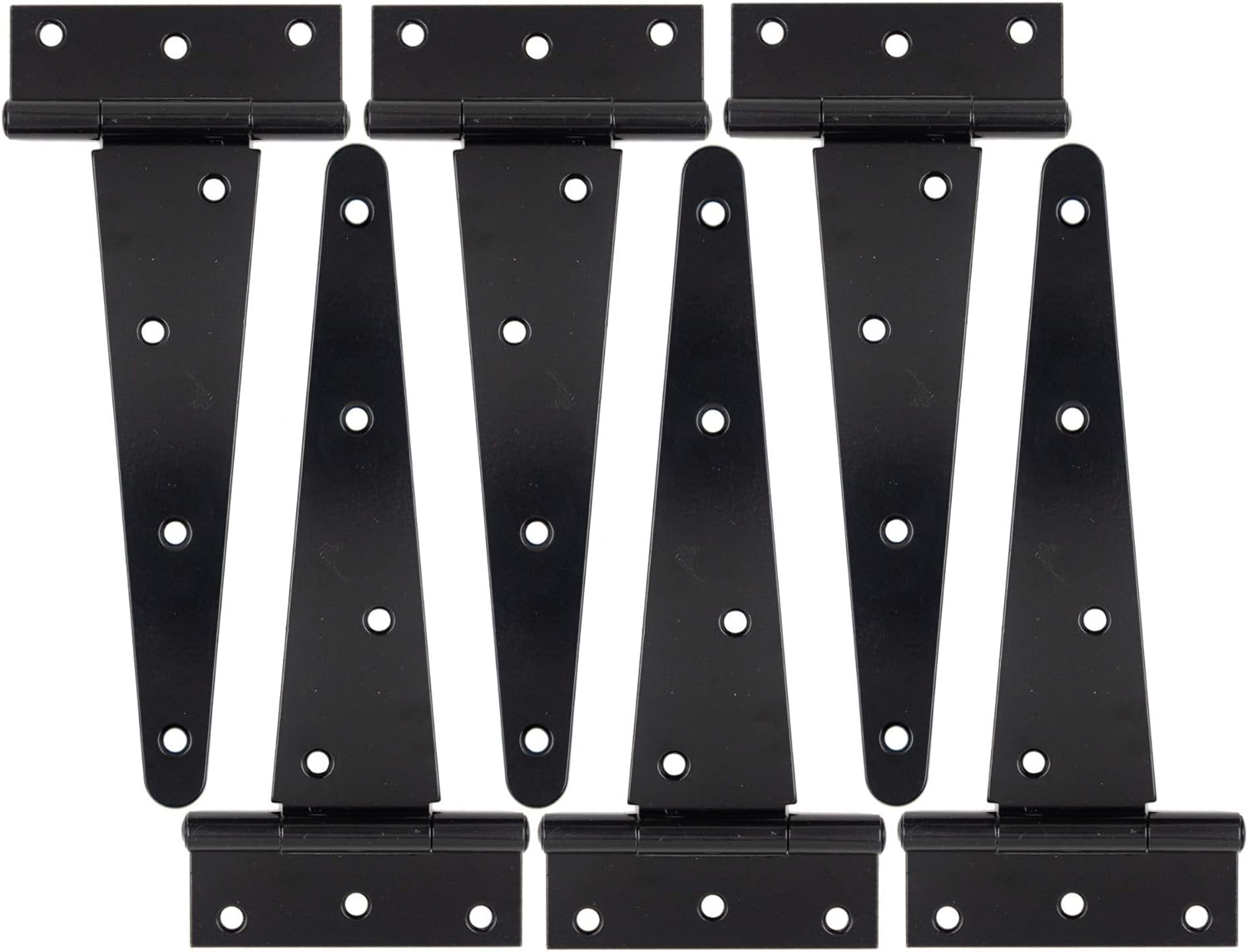 HLM Optimo Heavy-Duty Outdoor Hinges Set of 6 8 Replacement for Door and Fence