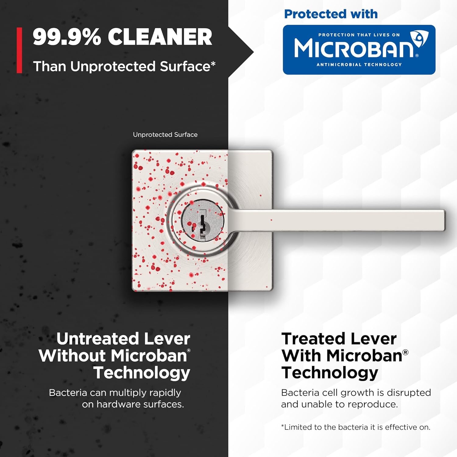 Kwikset Casey Entry Door Handle Smart Secure Easy to Install Perfect for Front Entrance Bedrooms