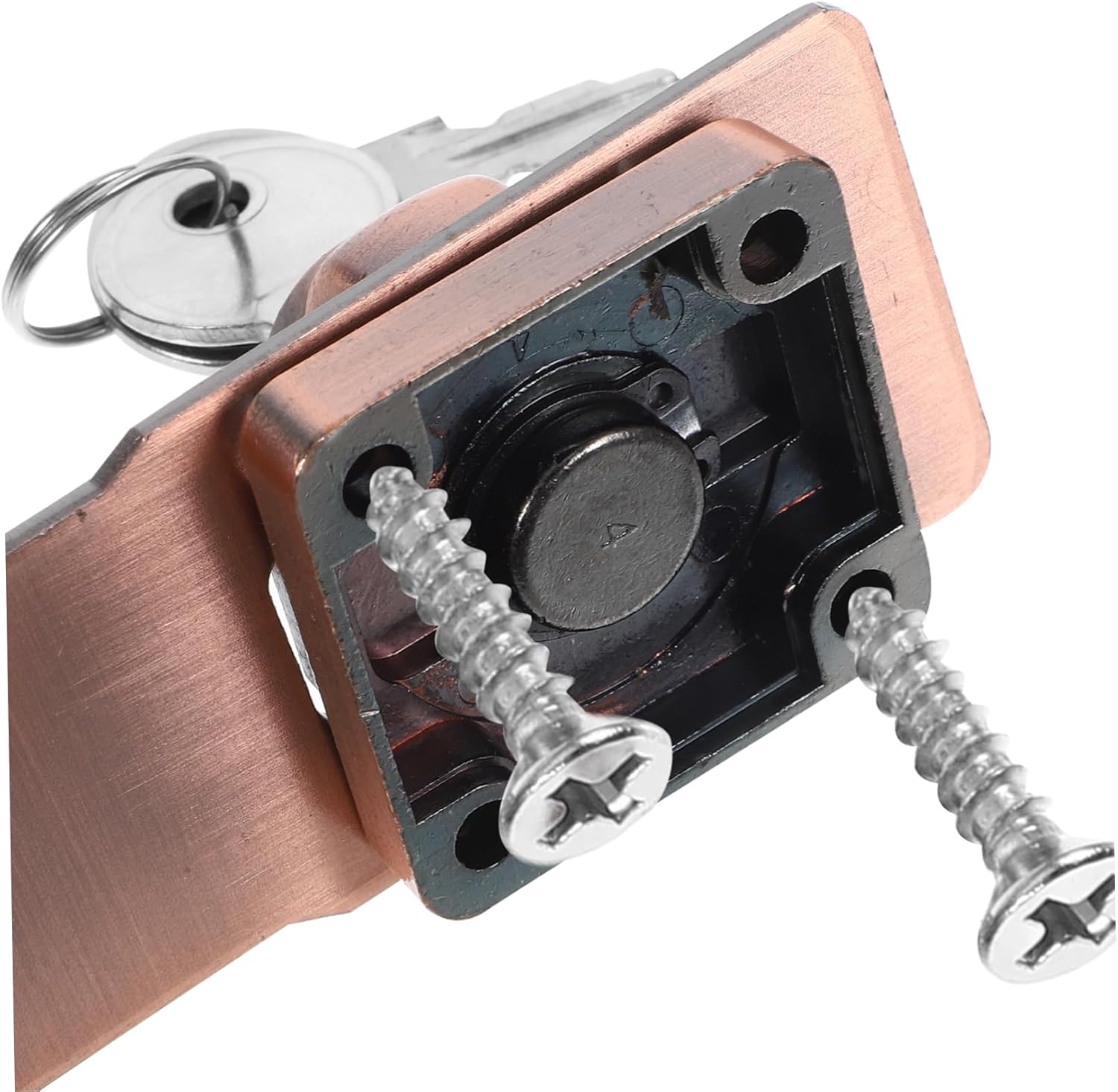 Pool Gate Latch - Heavy Duty Padlock with Hidden Screwainless Steel Door Lock for sheds cabinets Barn Doors