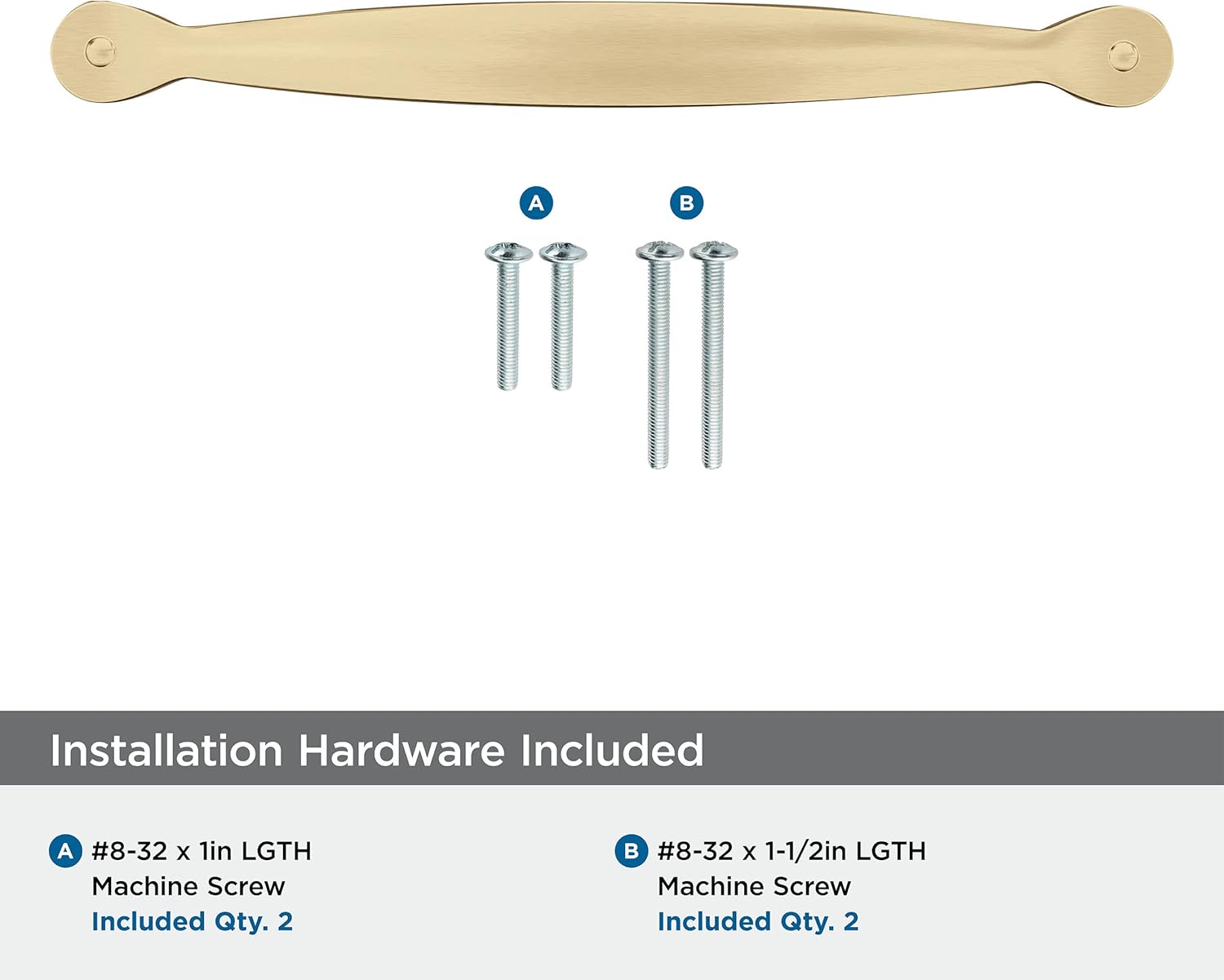 Amerock Cabinet Pull Transition Series Champagne Bronze 5-116 in 128 mm Center-to-Center Drawer Pull