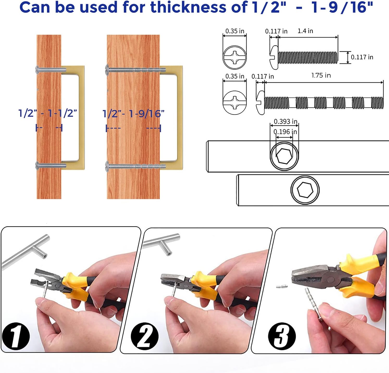 Sturdy 10-Pack Kitchen Cabinet Pulls Solid 5-Inch Brass Handles for statement kitchen designs