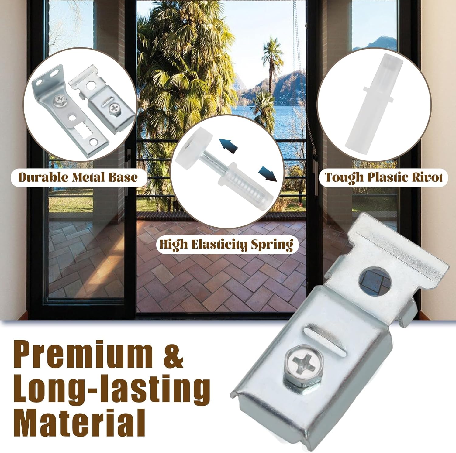Premium Bifold Door Repair Kit for Homeowners Easy to Install and Durable for Up to 50 lbs
