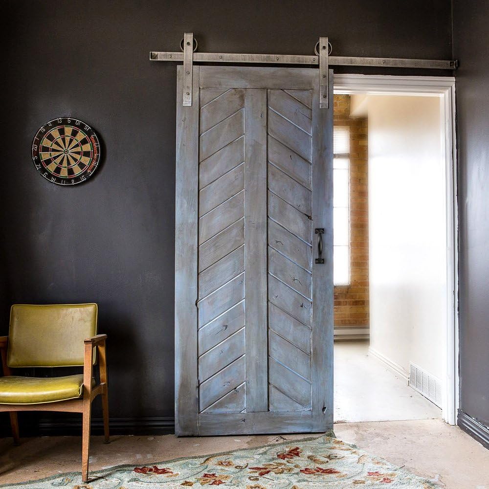 LIZAVOV1712Pack 65 Door Pulls for Barn garage or screen doors Black