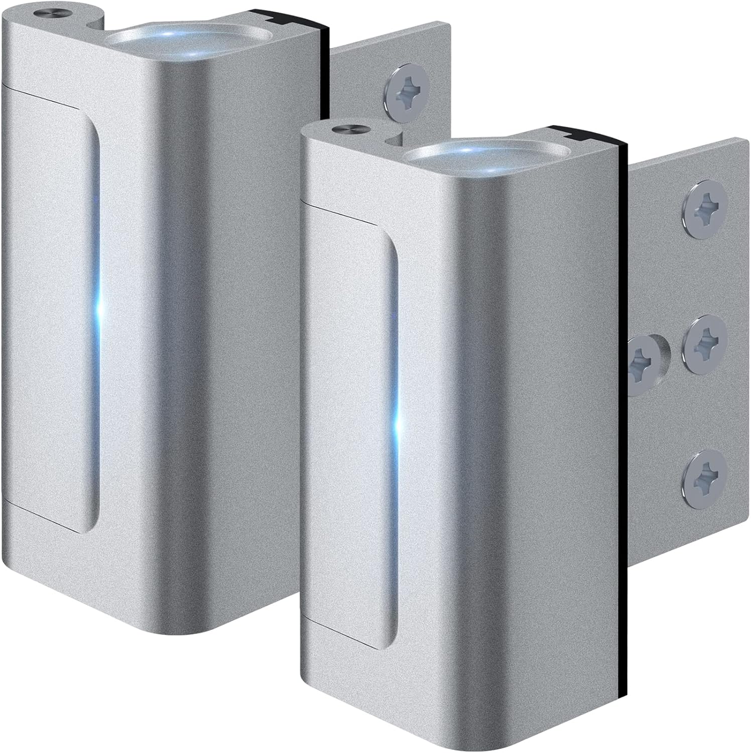 Rerishom 2-Pack Door Lock 800 lbs Withstand Extra Security with 8 Screws and Child-Proof Design
