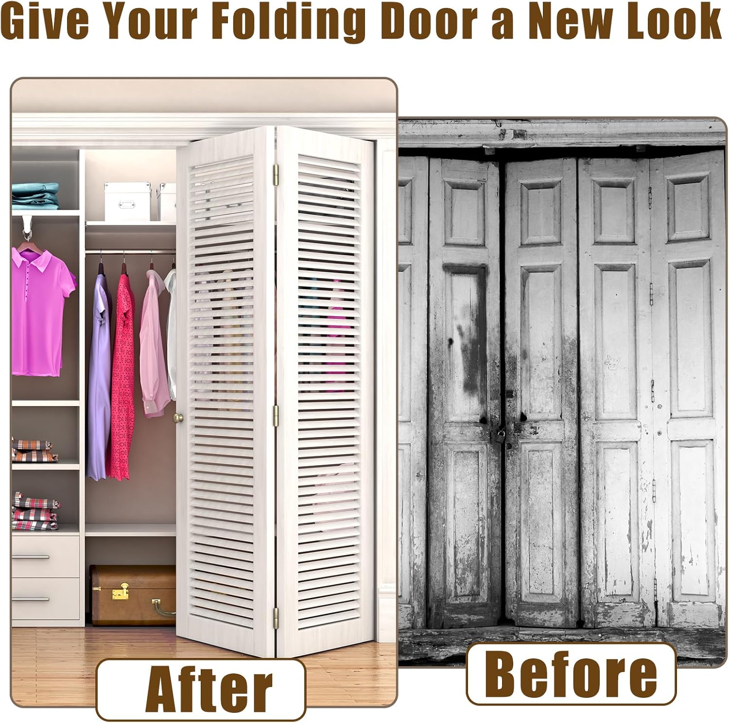 Premium Bifold Door Repair Kit for Homeowners Easy to Install and Durable for Up to 50 lbs