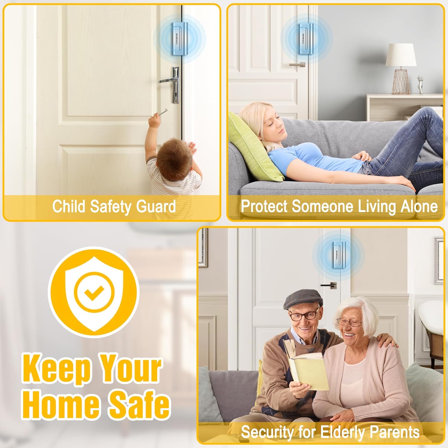 Crosize Secure Door Lock - Durable with 800 lbs Impact Resistance for Home Entry