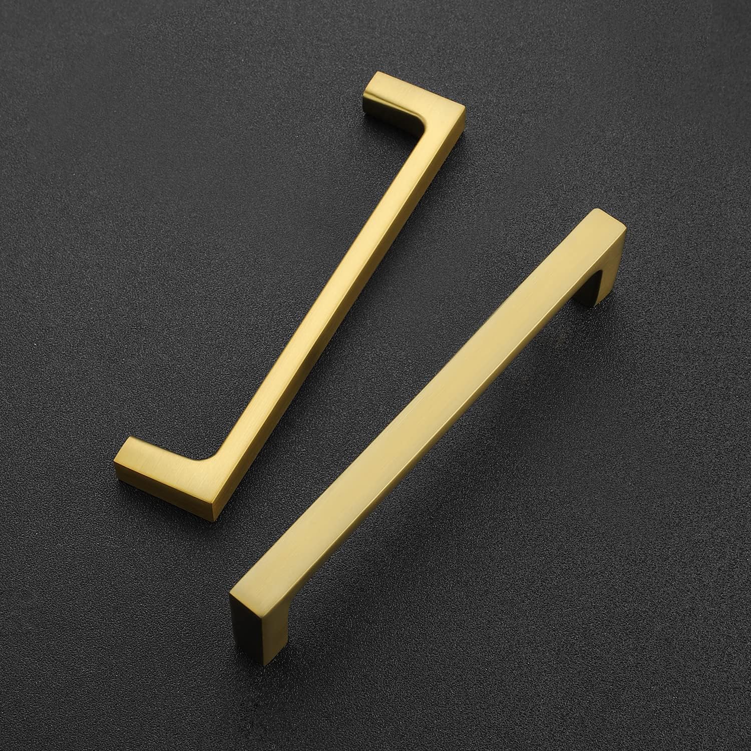 Sturdy 10-Pack Kitchen Cabinet Pulls Solid 5-Inch Brass Handles for statement kitchen designs