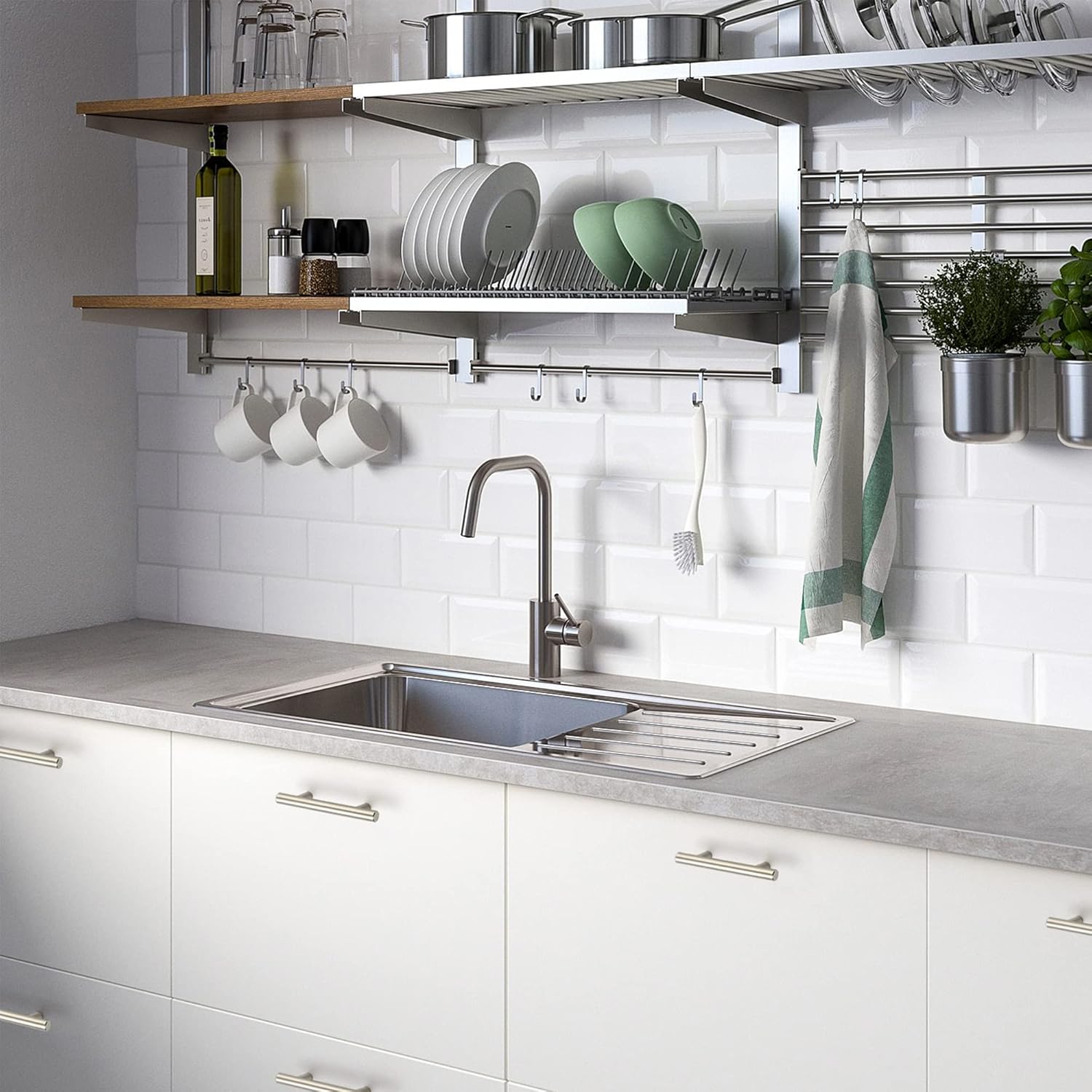 Ravinte 30-Piece 5-inch Cabinet_pulls Brushed_Nickel Stainless_Steel - 365-Day Evaluation Promise