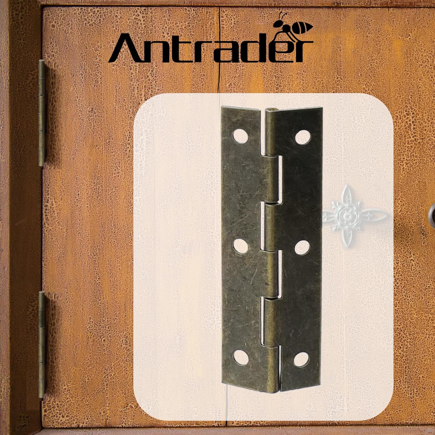 Get Strong Durable 24-Piece Folding Buffer Hinges Bronze ForCabriioty Doors More